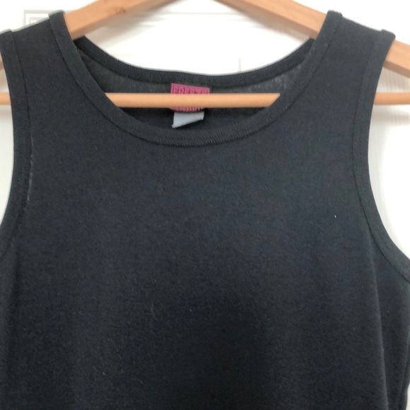🔵 Vintage Freeze Frame Black Rank Top Size M - Picture 1 of 4